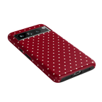 On the Dot | Maroon Polka Dot Case