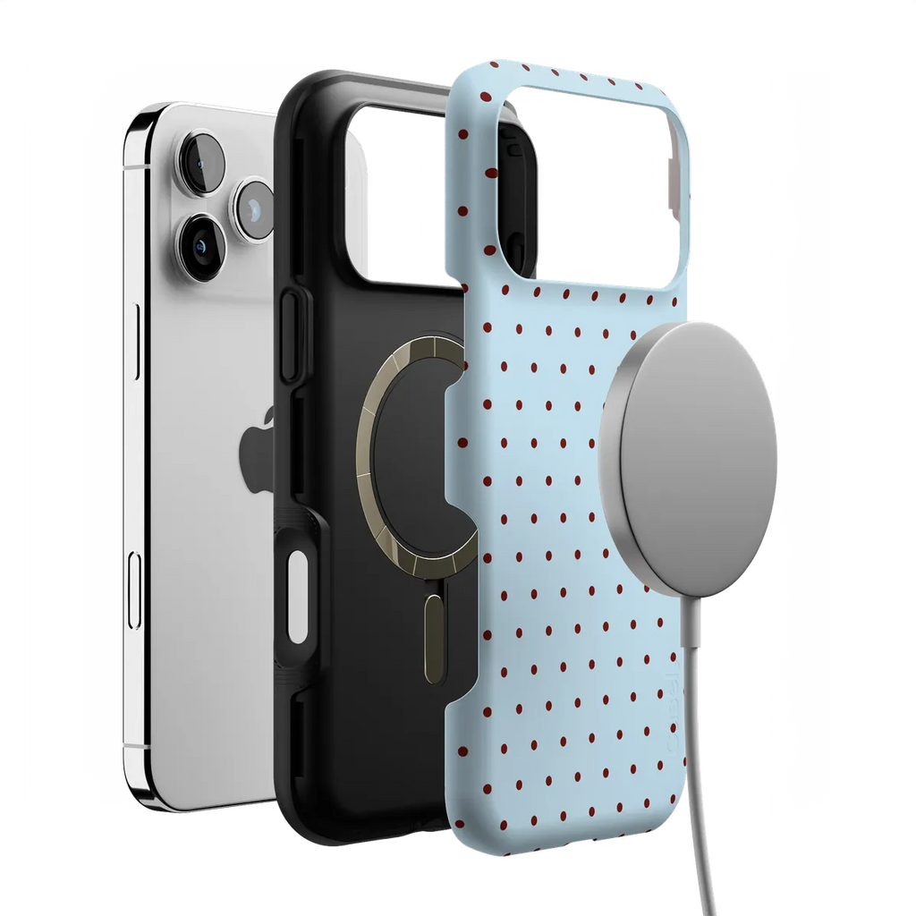 On the Dot | Blue Polka Dot Case