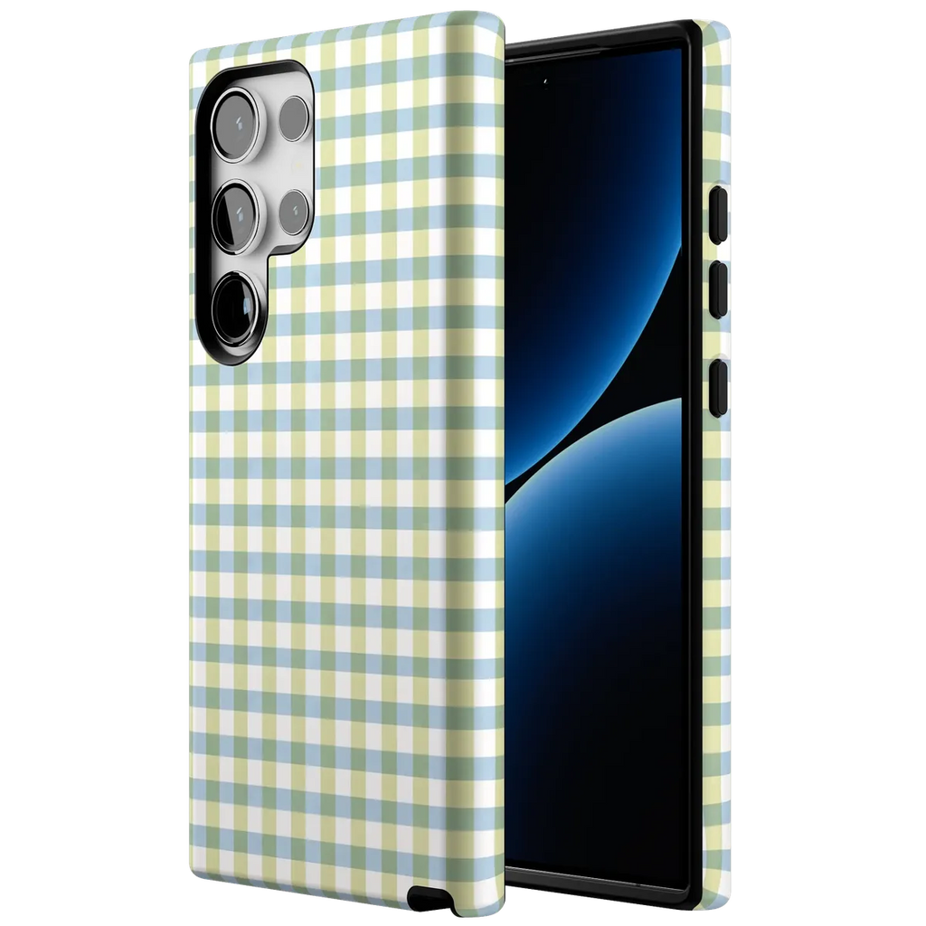 Pastel Picnic | Blue & Green Gingham Case