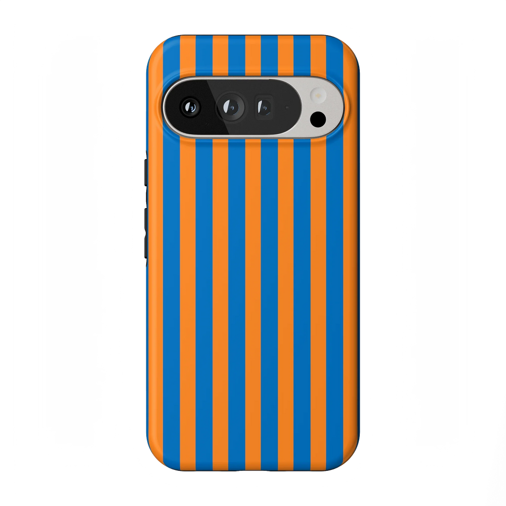 Go New York | Blue & Orange Stripes Case