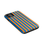 Go New York | Blue & Orange Stripes Case