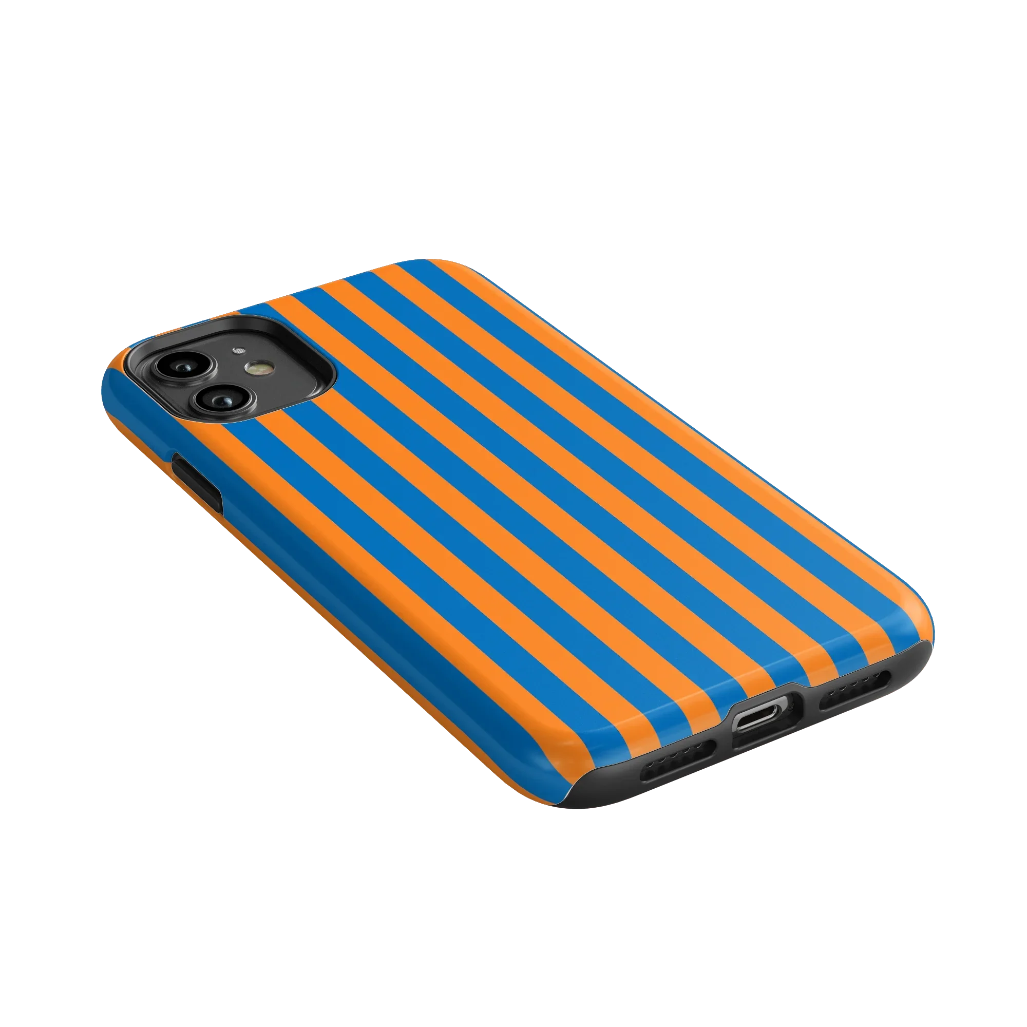 Go New York | Blue & Orange Stripes Case