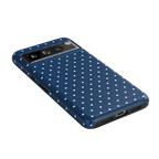 On the Dot | Navy Polka Dot Case
