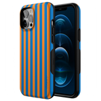 Go New York | Blue & Orange Stripes Case