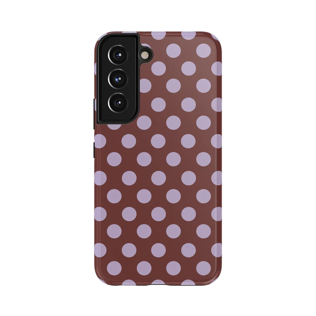 Spotted in SoHo | Burgundy Polka Dot Case