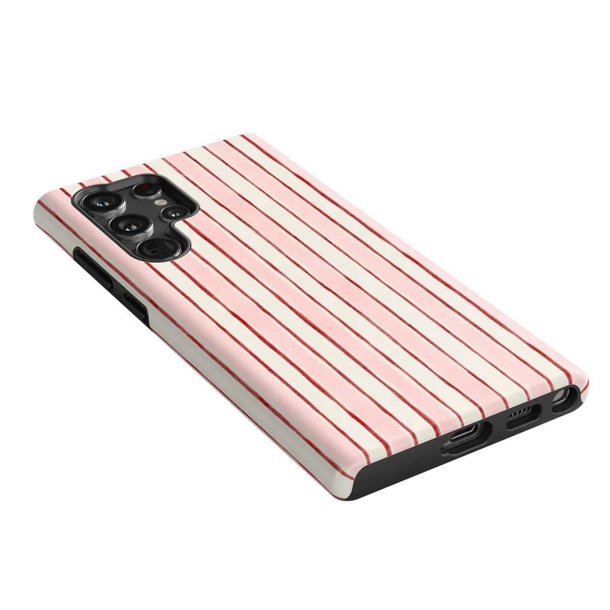 Pretty in Pastel | Blush Stripes Case