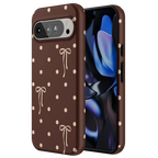 Teddy Bows | Brown Polka Dot Case