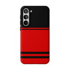 Storm Warning | Black & Red Stripes Case