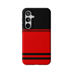 Storm Warning | Black & Red Stripes Case