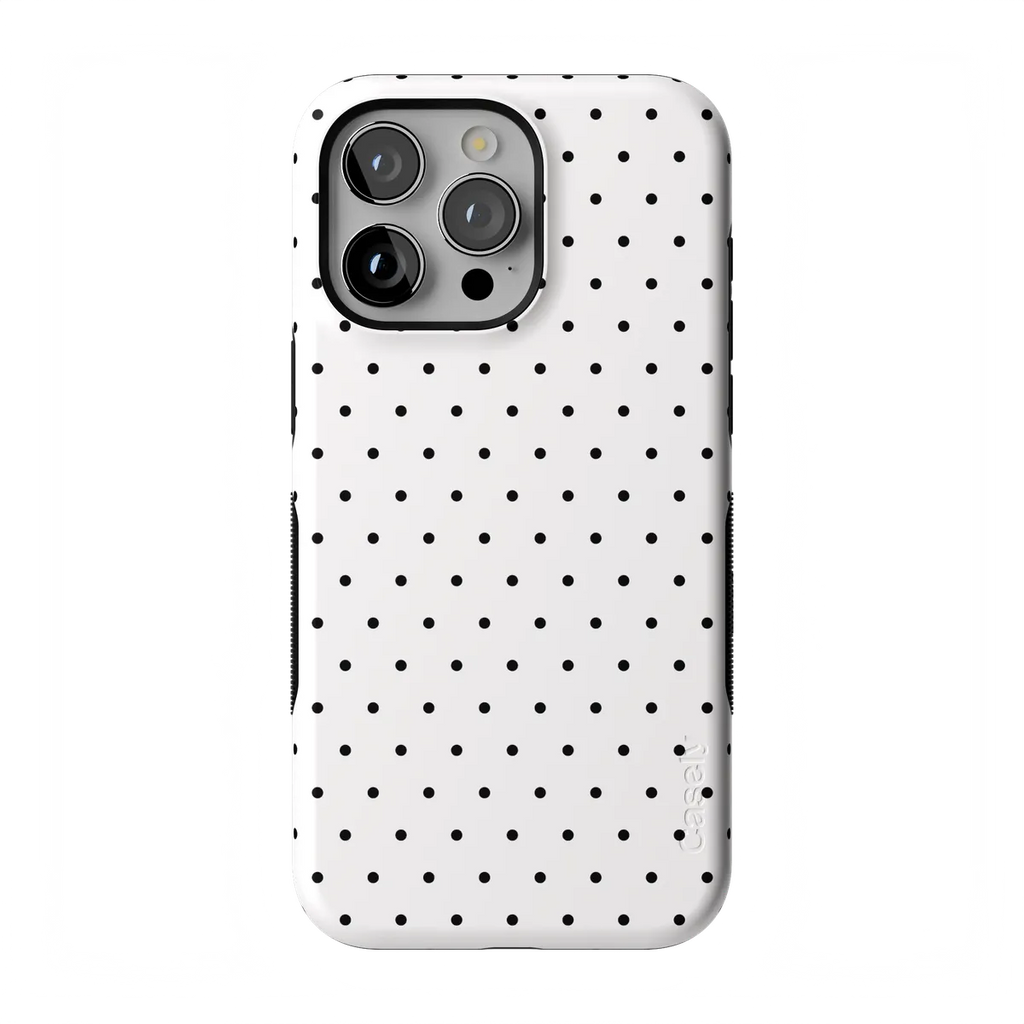 On the Dot | Black Polka Dot Case