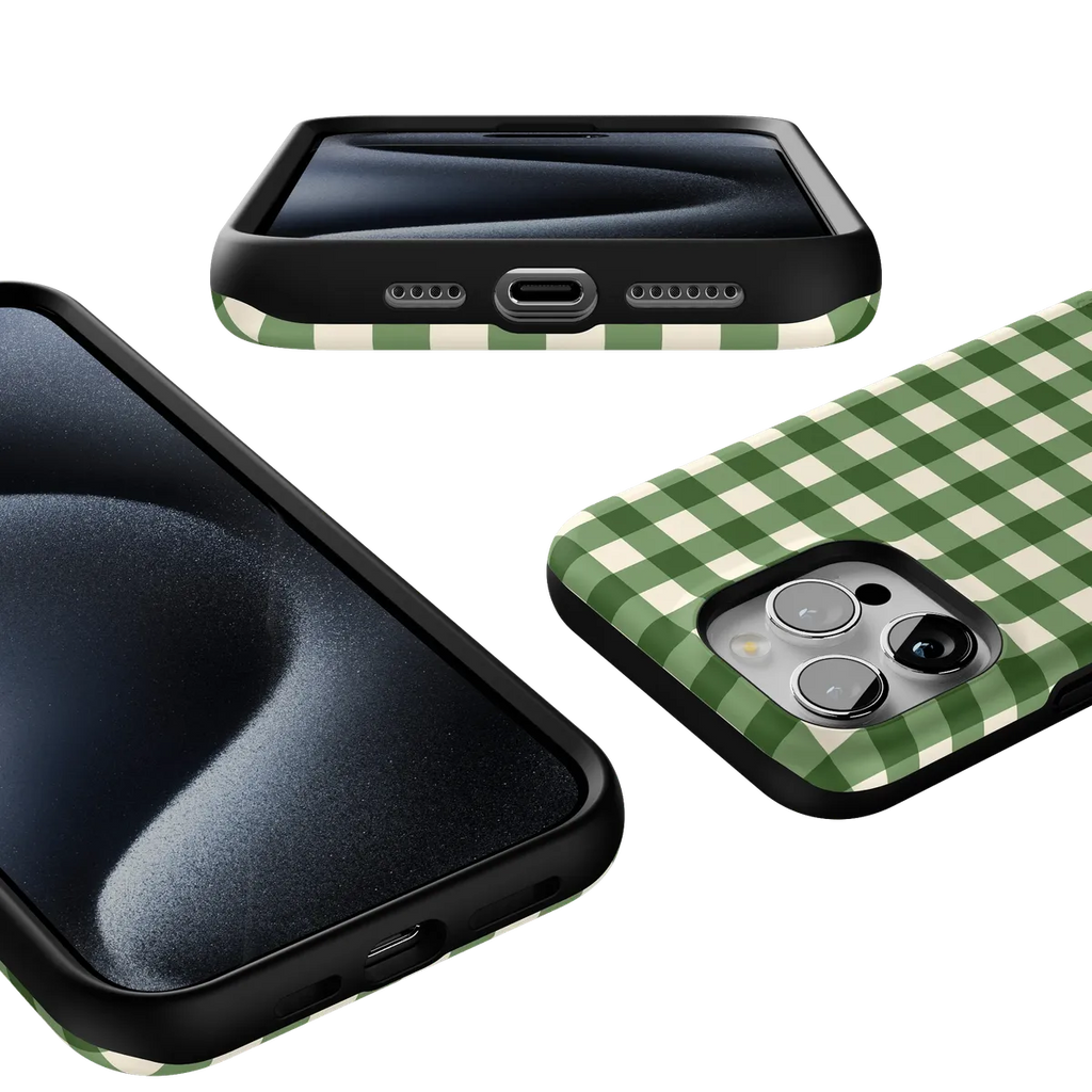 Checked Twice | Green Plaid Case