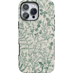 Sage Garden | Green Floral Case