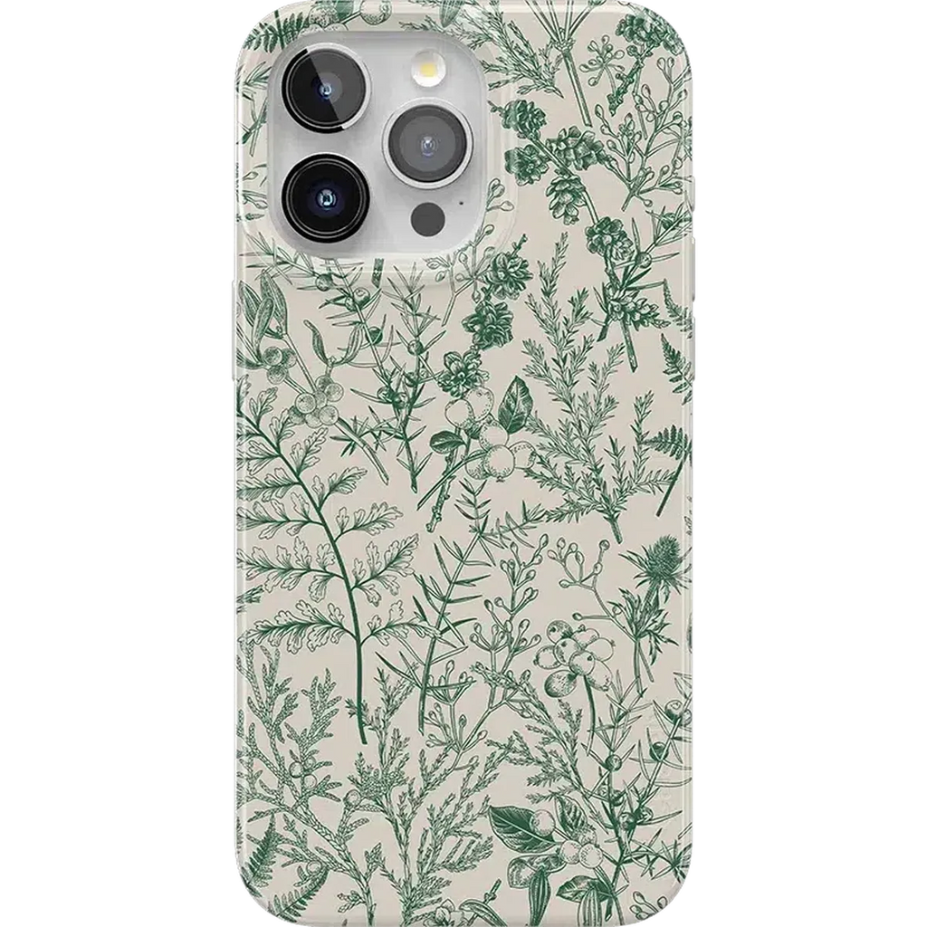 Sage Garden | Green Floral Case