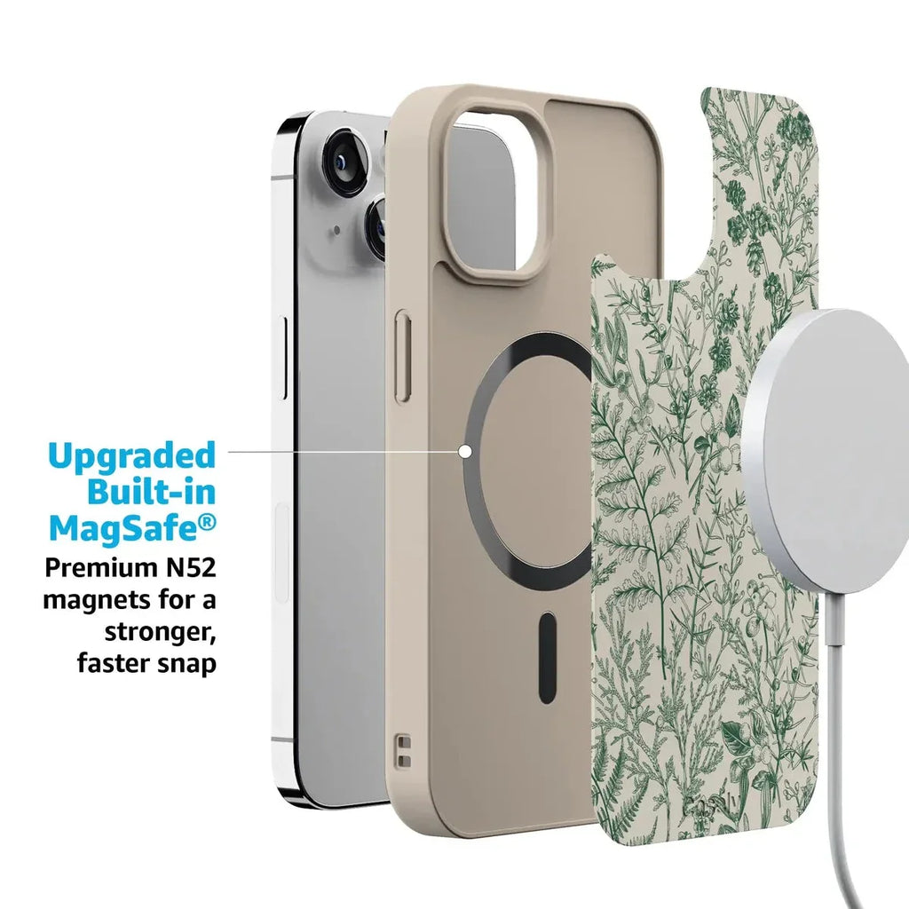 Sage Garden | Green Floral Case
