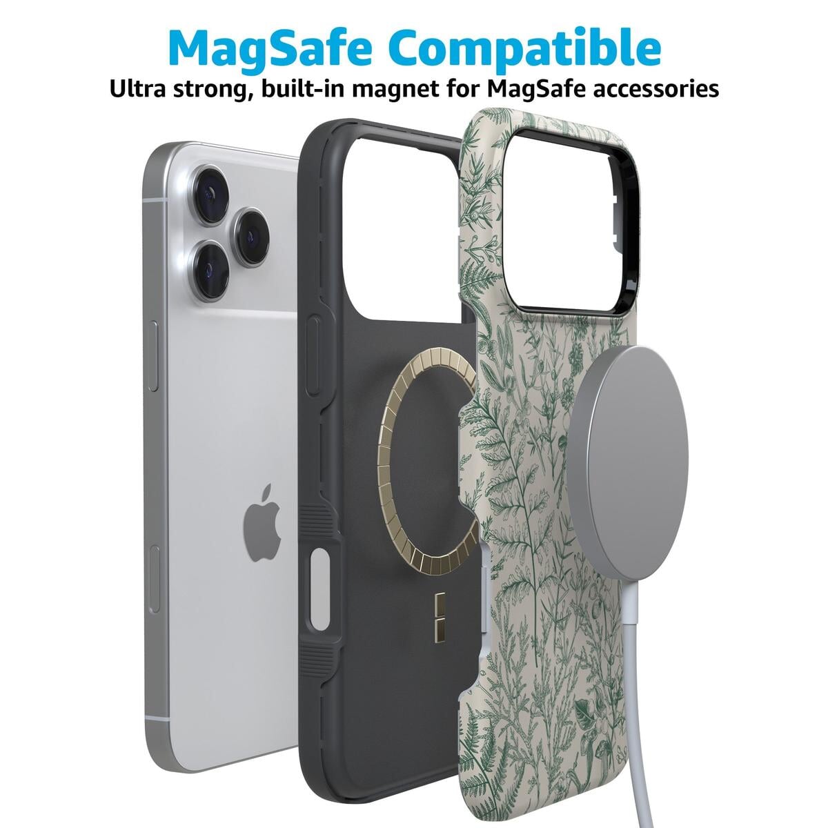 Sage Garden | Green Floral Case