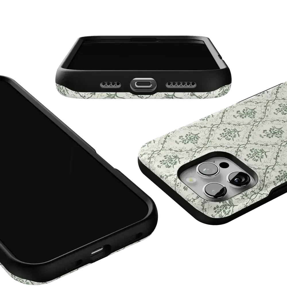 Sage Tapestry | Floral Vines Case
