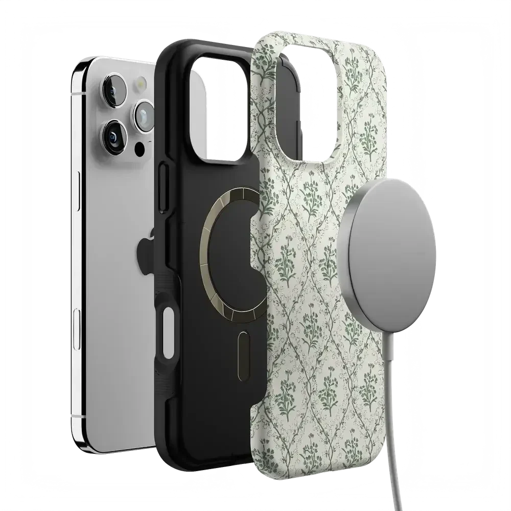 Sage Tapestry | Floral Vines Case