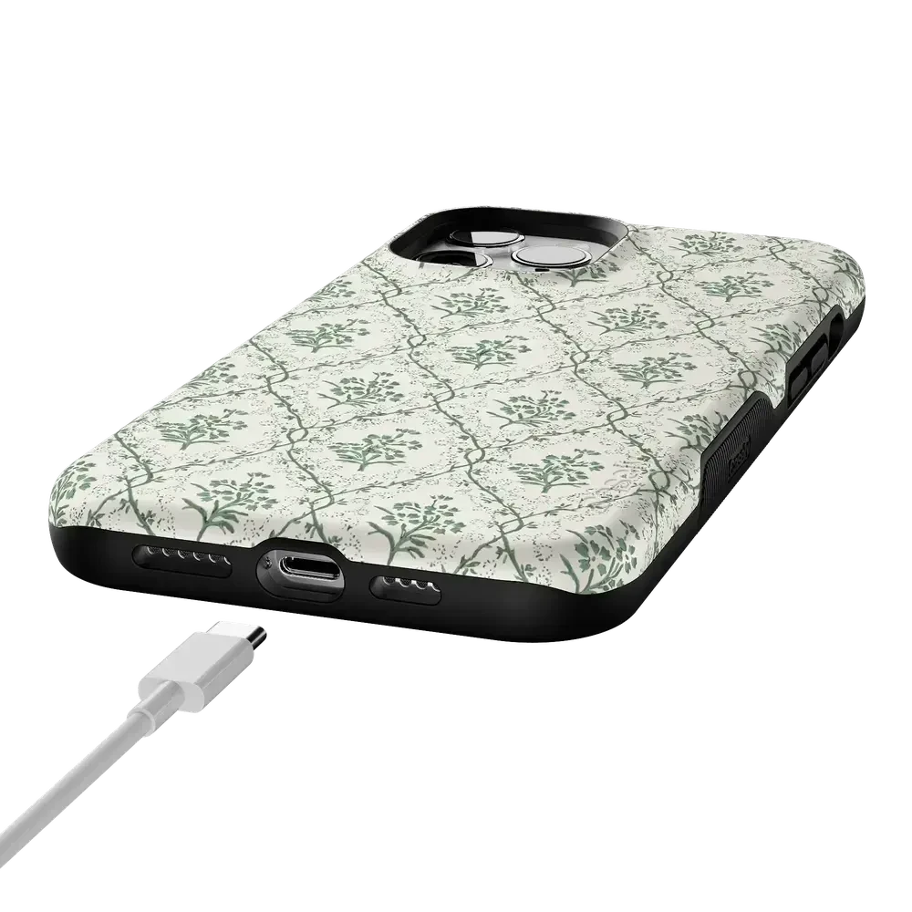Sage Tapestry | Floral Vines Case