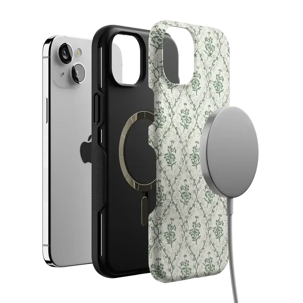 Sage Tapestry | Floral Vines Case