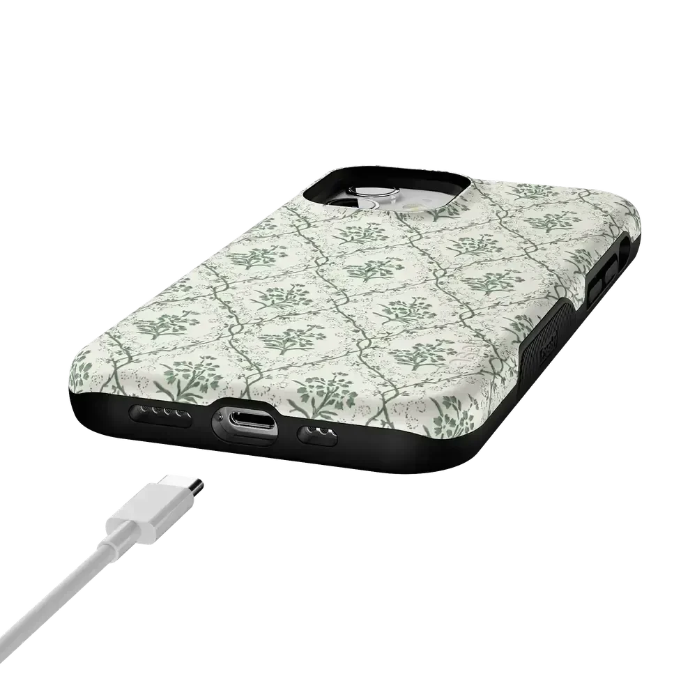 Sage Tapestry | Floral Vines Case