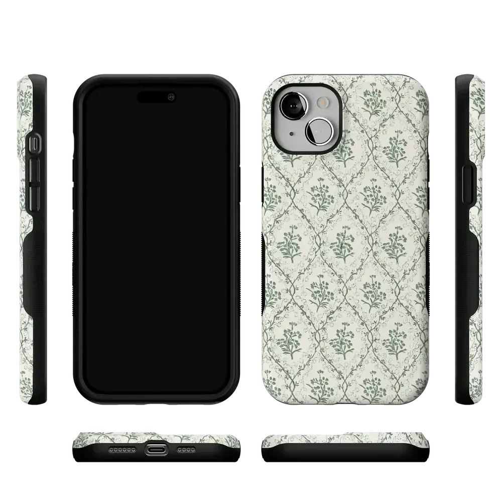 Sage Tapestry | Floral Vines Case