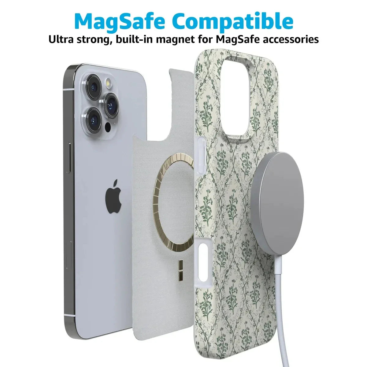 Sage Tapestry | Floral Vines Case