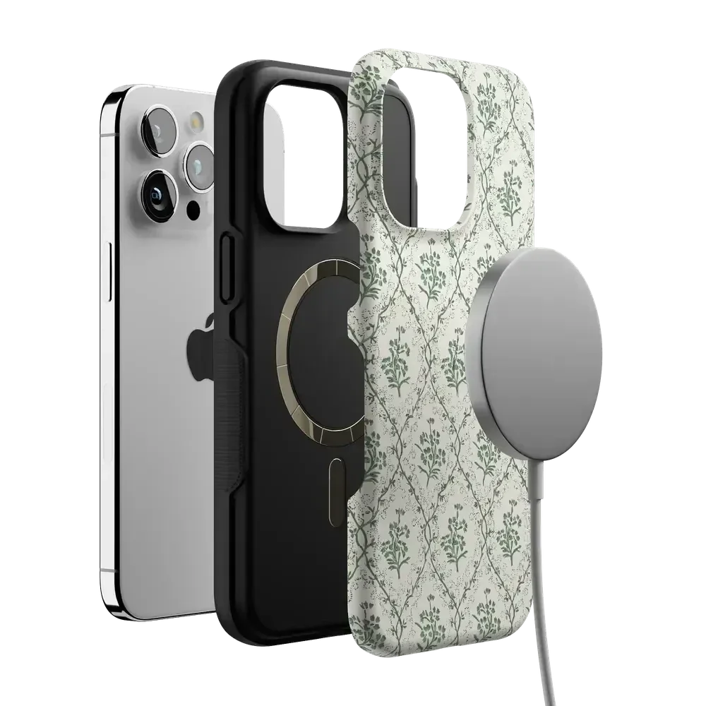 Sage Tapestry | Floral Vines Case