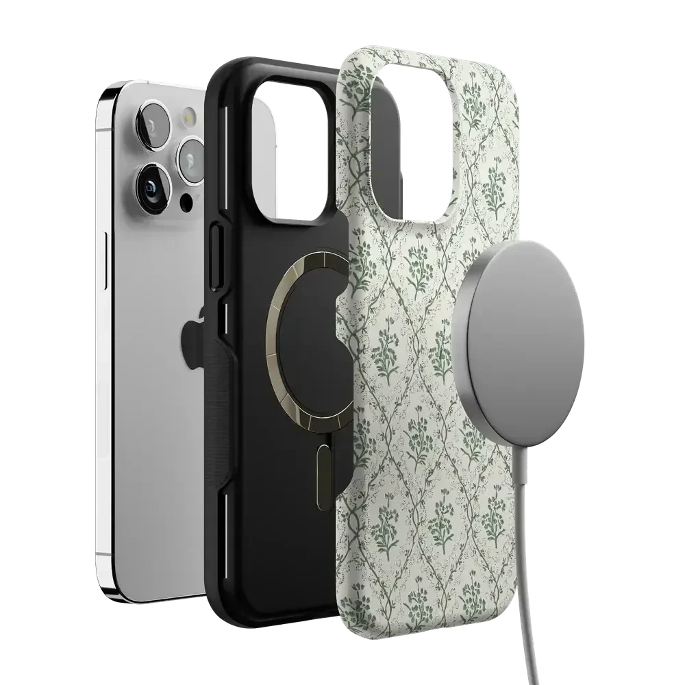 Sage Tapestry | Floral Vines Case