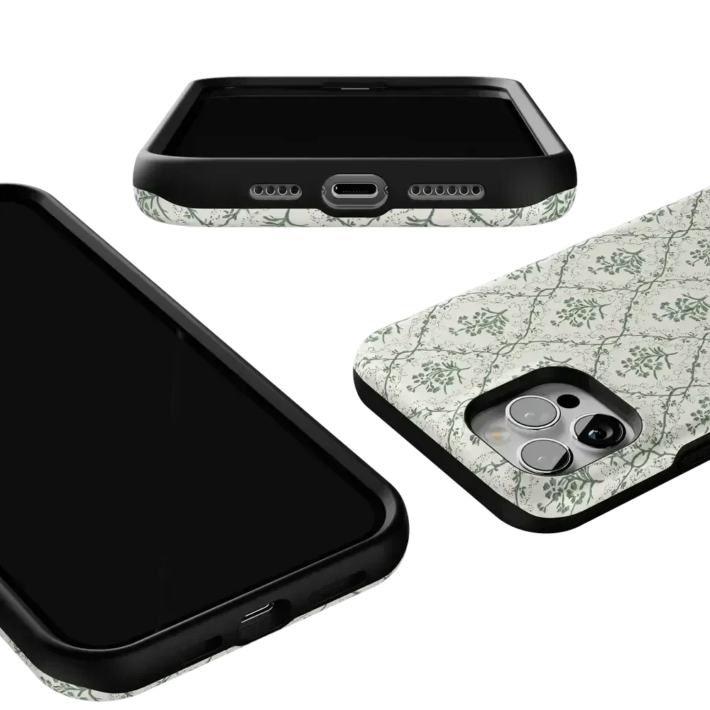 Sage Tapestry | Floral Vines Case