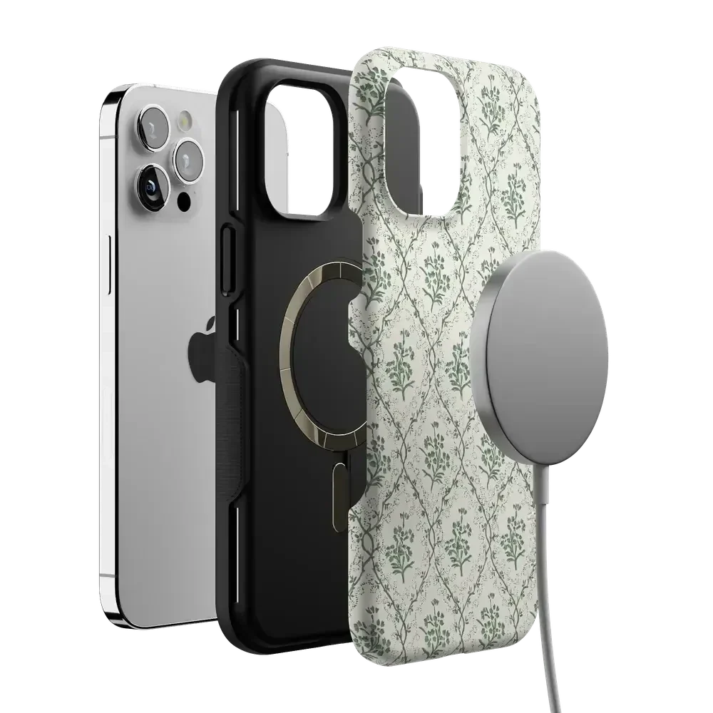 Sage Tapestry | Floral Vines Case