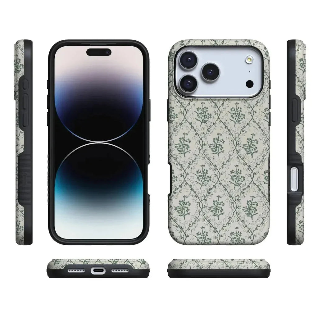 Sage Tapestry | Floral Vines Case
