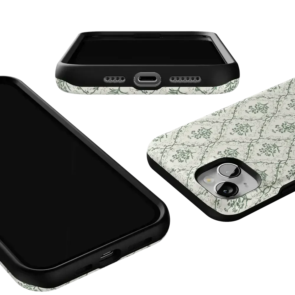Sage Tapestry | Floral Vines Case