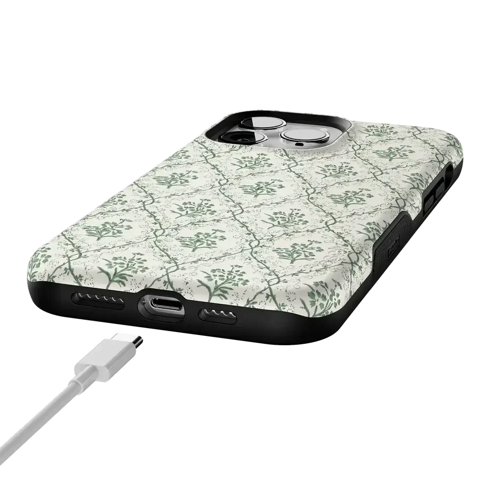 Sage Tapestry | Floral Vines Case