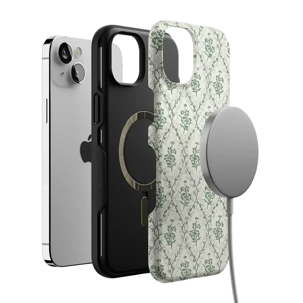 Sage Tapestry | Floral Vines Case