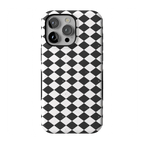 Salem's Hex | Black & White Checkered Case