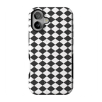 Salem's Hex | Black & White Checkered Case
