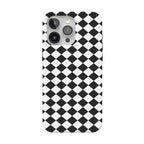 Salem's Hex | Black & White Checkered Case