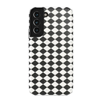 Salem's Hex | Black & White Checkered Case