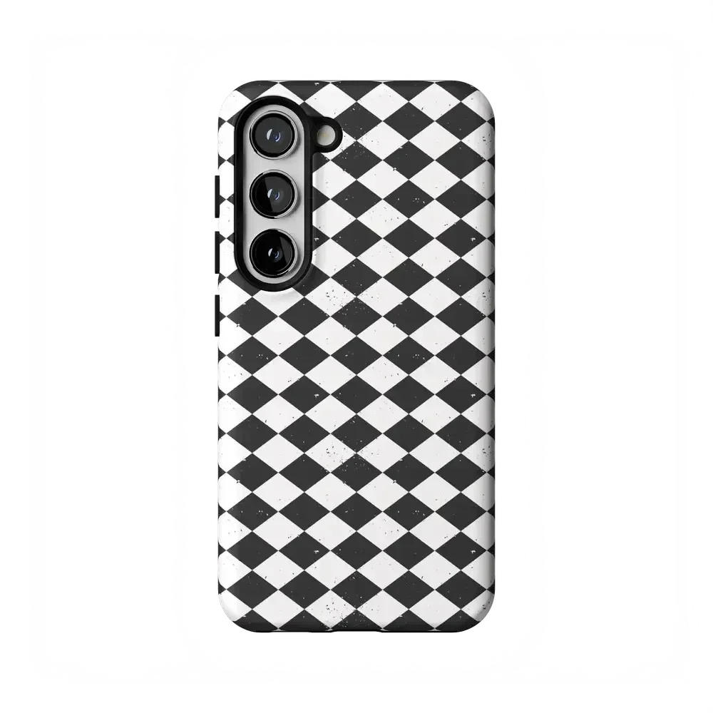 Salem's Hex | Black & White Checkered Case