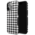 Salem's Hex | Black & White Checkered Case