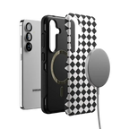 Salem's Hex | Black & White Checkered Case