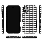 Salem's Hex | Black & White Checkered Case