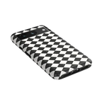 Salem's Hex | Black & White Checkered Case
