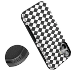Salem's Hex | Black & White Checkered Case