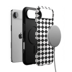 Salem's Hex | Black & White Checkered Case