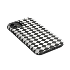 Salem's Hex | Black & White Checkered Case
