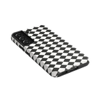 Salem's Hex | Black & White Checkered Case