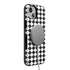 Salem's Hex | Black & White Checkered Case