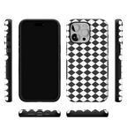 Salem's Hex | Black & White Checkered Case