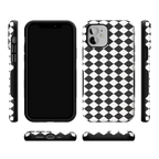 Salem's Hex | Black & White Checkered Case
